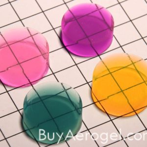 Colored Aerogel Discs from Aerogel Technologies